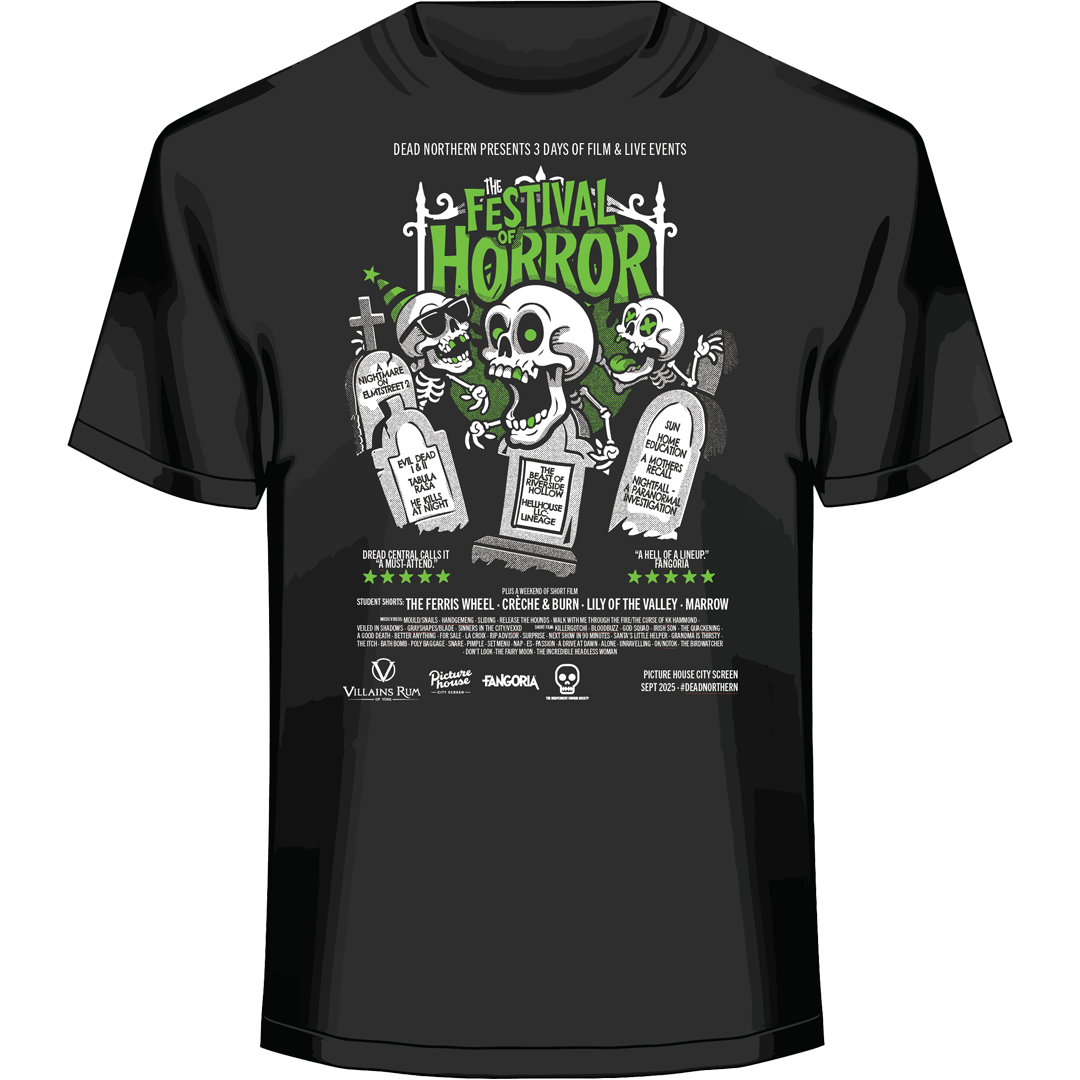 Dead Northern 2025 Limited Edition Film Festival T-Shirt