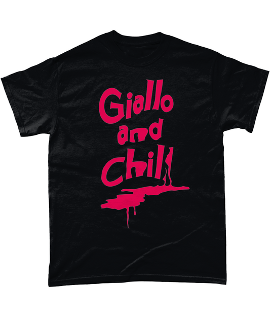 Giallo and Chill - vintage Italian horror film Suspiria inspired T-shirt